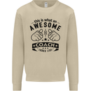 An Awesome Coach Looks Like Rugby Football Mens Sweatshirt Jumper Sand