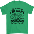 An Awesome Coach Looks Like Rugby Football Mens T-Shirt Cotton Gildan Irish Green