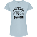 An Awesome Coach Looks Like Rugby Football Womens Petite Cut T-Shirt Light Blue