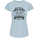 An Awesome Coach Looks Like Rugby Football Womens Petite Cut T-Shirt Light Blue