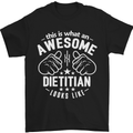 An Awesome Dietician Looks Like Mens T-Shirt Cotton Gildan Black