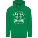 An Awesome Doctor Looks Like GP Funny Childrens Kids Hoodie Irish Green