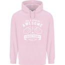 An Awesome Doctor Looks Like GP Funny Childrens Kids Hoodie Light Pink