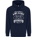 An Awesome Doctor Looks Like GP Funny Childrens Kids Hoodie Navy Blue