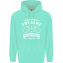 An Awesome Doctor Looks Like GP Funny Childrens Kids Hoodie Peppermint