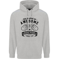 An Awesome Doctor Looks Like GP Funny Childrens Kids Hoodie Sports Grey