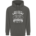 An Awesome Doctor Looks Like GP Funny Childrens Kids Hoodie Storm Grey