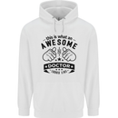 An Awesome Doctor Looks Like GP Funny Childrens Kids Hoodie White