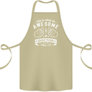 An Awesome Doctor Looks Like GP Funny Cotton Apron 100% Organic Khaki
