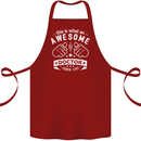 An Awesome Doctor Looks Like GP Funny Cotton Apron 100% Organic Maroon