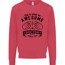 An Awesome Doctor Looks Like GP Funny Kids Sweatshirt Jumper Heliconia
