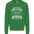 An Awesome Doctor Looks Like GP Funny Kids Sweatshirt Jumper Irish Green