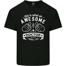 An Awesome Doctor Looks Like GP Funny Kids T-Shirt Childrens Black