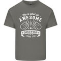 An Awesome Doctor Looks Like GP Funny Kids T-Shirt Childrens Charcoal