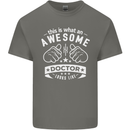 An Awesome Doctor Looks Like GP Funny Kids T-Shirt Childrens Charcoal