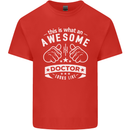 An Awesome Doctor Looks Like GP Funny Kids T-Shirt Childrens Red