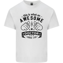 An Awesome Doctor Looks Like GP Funny Kids T-Shirt Childrens White