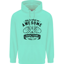 An Awesome Doctor Looks Like GP Funny Mens 80% Cotton Hoodie Peppermint