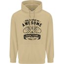An Awesome Doctor Looks Like GP Funny Mens 80% Cotton Hoodie Sand