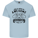 An Awesome Doctor Looks Like GP Funny Mens Cotton T-Shirt Tee Top Light Blue