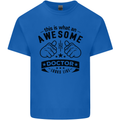 An Awesome Doctor Looks Like GP Funny Mens Cotton T-Shirt Tee Top Royal Blue