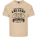 An Awesome Doctor Looks Like GP Funny Mens Cotton T-Shirt Tee Top Sand