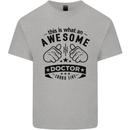An Awesome Doctor Looks Like GP Funny Mens Cotton T-Shirt Tee Top Sports Grey