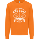 An Awesome Doctor Looks Like GP Funny Mens Sweatshirt Jumper Orange