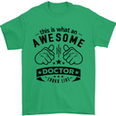 An Awesome Doctor Looks Like GP Funny Mens T-Shirt Cotton Gildan Irish Green