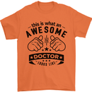 An Awesome Doctor Looks Like GP Funny Mens T-Shirt Cotton Gildan Orange