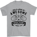An Awesome Doctor Looks Like GP Funny Mens T-Shirt Cotton Gildan Sports Grey