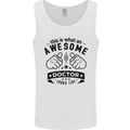 An Awesome Doctor Looks Like GP Funny Mens Vest Tank Top White