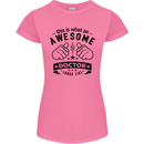 An Awesome Doctor Looks Like GP Funny Womens Petite Cut T-Shirt Azalea