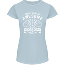 An Awesome Doctor Looks Like GP Funny Womens Petite Cut T-Shirt Light Blue