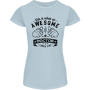 An Awesome Doctor Looks Like GP Funny Womens Petite Cut T-Shirt Light Blue