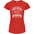 An Awesome Doctor Looks Like GP Funny Womens Petite Cut T-Shirt Red