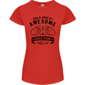 An Awesome Doctor Looks Like GP Funny Womens Petite Cut T-Shirt Red