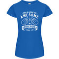 An Awesome Doctor Looks Like GP Funny Womens Petite Cut T-Shirt Royal Blue