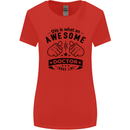 An Awesome Doctor Looks Like GP Funny Womens Wider Cut T-Shirt Red