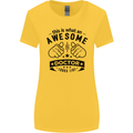 An Awesome Doctor Looks Like GP Funny Womens Wider Cut T-Shirt Yellow
