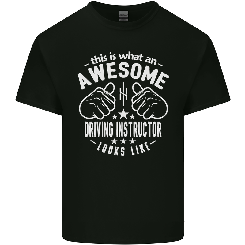 An Awesome Driving Instructor Looks Like Mens Cotton T-Shirt Tee Top Black