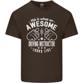 An Awesome Driving Instructor Looks Like Mens Cotton T-Shirt Tee Top Dark Chocolate