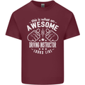 An Awesome Driving Instructor Looks Like Mens Cotton T-Shirt Tee Top Maroon