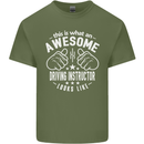 An Awesome Driving Instructor Looks Like Mens Cotton T-Shirt Tee Top Military Green