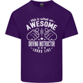 An Awesome Driving Instructor Looks Like Mens Cotton T-Shirt Tee Top Purple