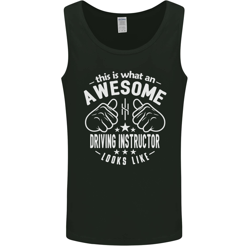 An Awesome Driving Instructor Looks Like Mens Vest Tank Top Black