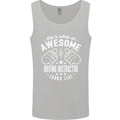 An Awesome Driving Instructor Looks Like Mens Vest Tank Top Sports Grey