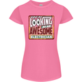 An Awesome Electrician Looks Like Womens Petite Cut T-Shirt Azalea