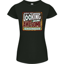 An Awesome Engineer Womens Petite Cut T-Shirt Black