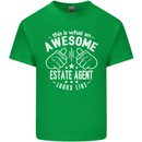 An Awesome Estate Agent Looks Like Mens Cotton T-Shirt Tee Top Irish Green